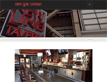 Tablet Screenshot of newlinetavern.com